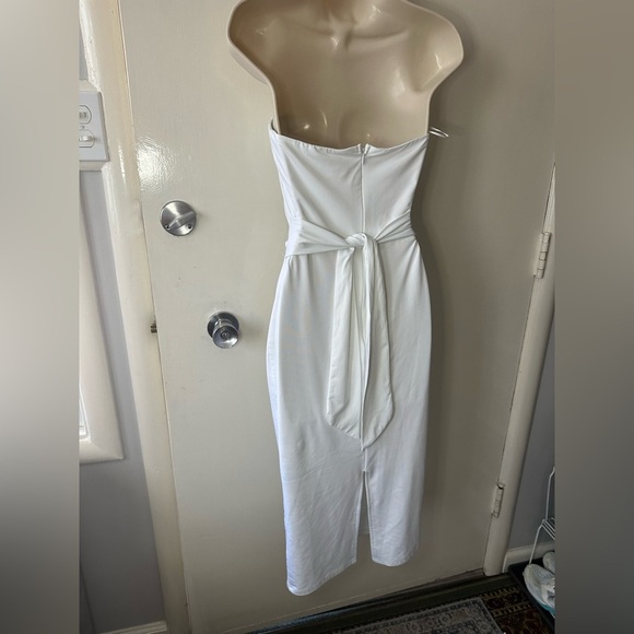 Superdown Cream Strapless Dress size small - Picture 5 of 5